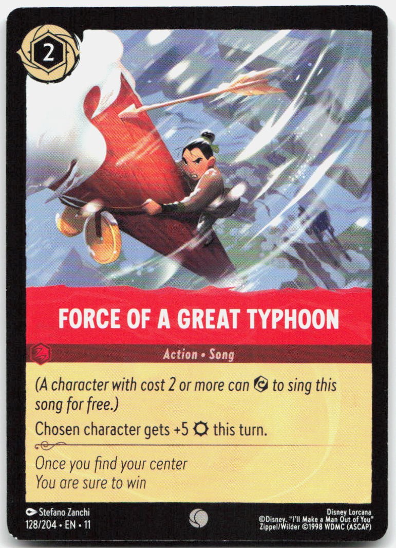 Force of a Great Typhoon Common Winterspell 128/204 NM