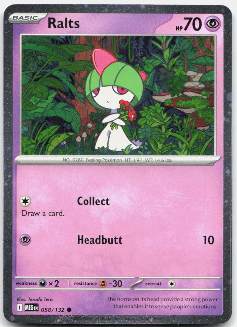 Ralts (Cosmos Holo) Holo Common Miscellaneous Cards & Products 058/132 NM