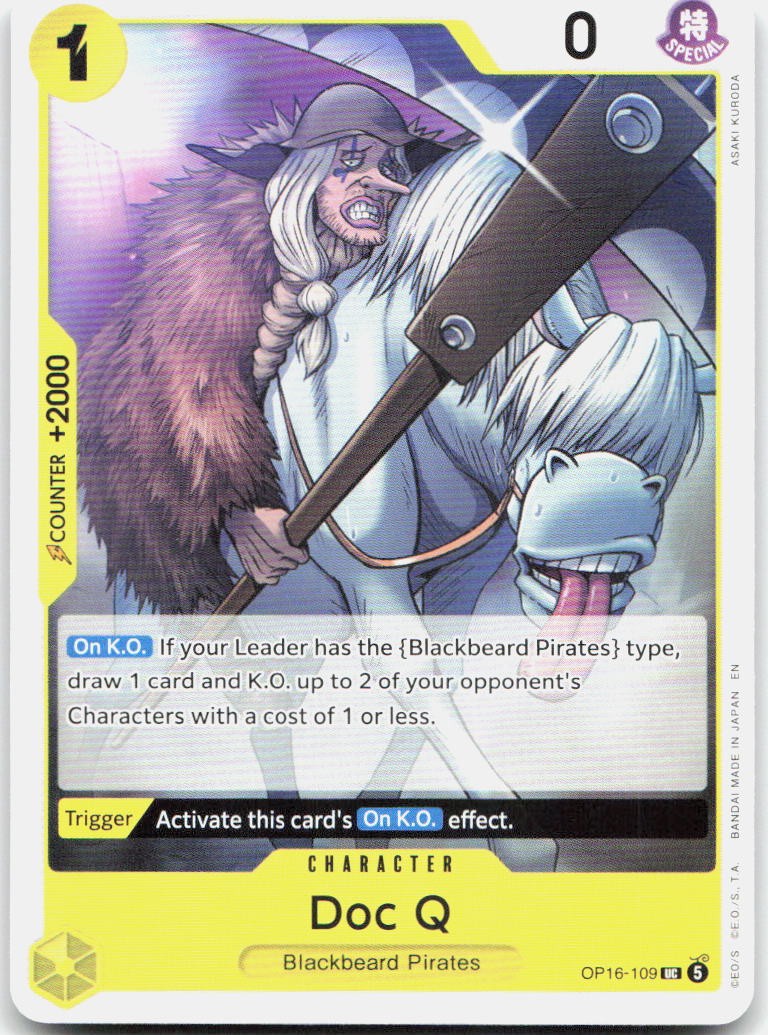 Doc Q UC The Time of Battle OP16-109 NM