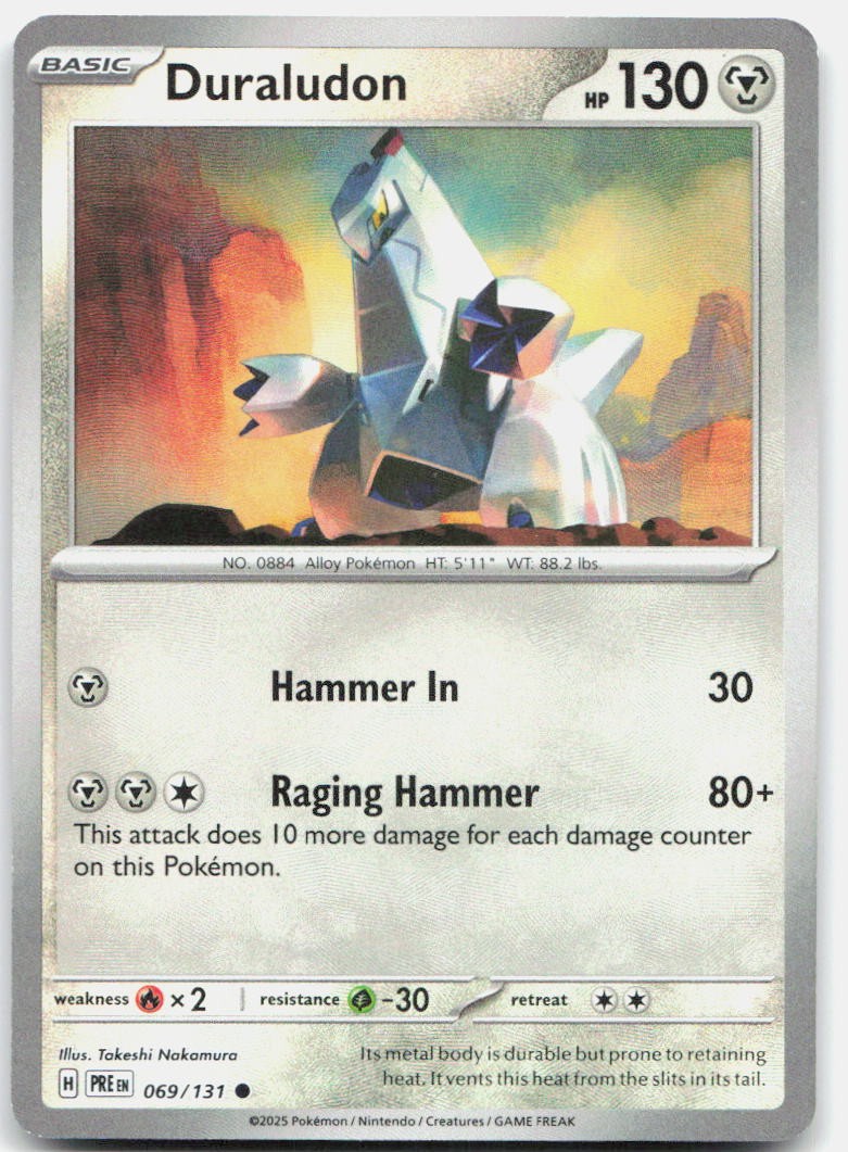 Duraludon (Poke Ball Pattern) Holo Common SV: Prismatic Evolutions 069/131 NM