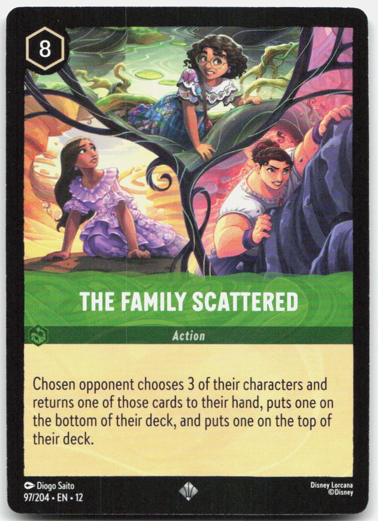 The Family Scattered Super Rare Wilds Unknown 97/204 NM