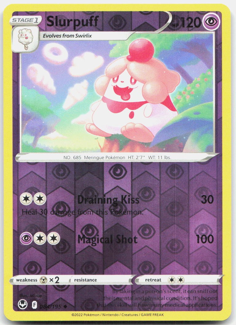Slurpuff 084/195 Uncommon Silver Tempest Pokemon Near Mint