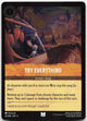 Try Everything Cold Foil Uncommon Shimmering Skies 25/204 NM