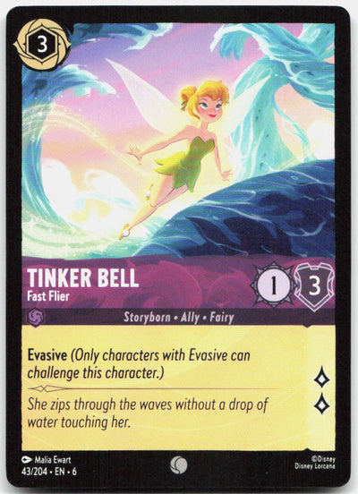 Tinker Bell - Fast Flier Common Azurite Sea 43/204 NM