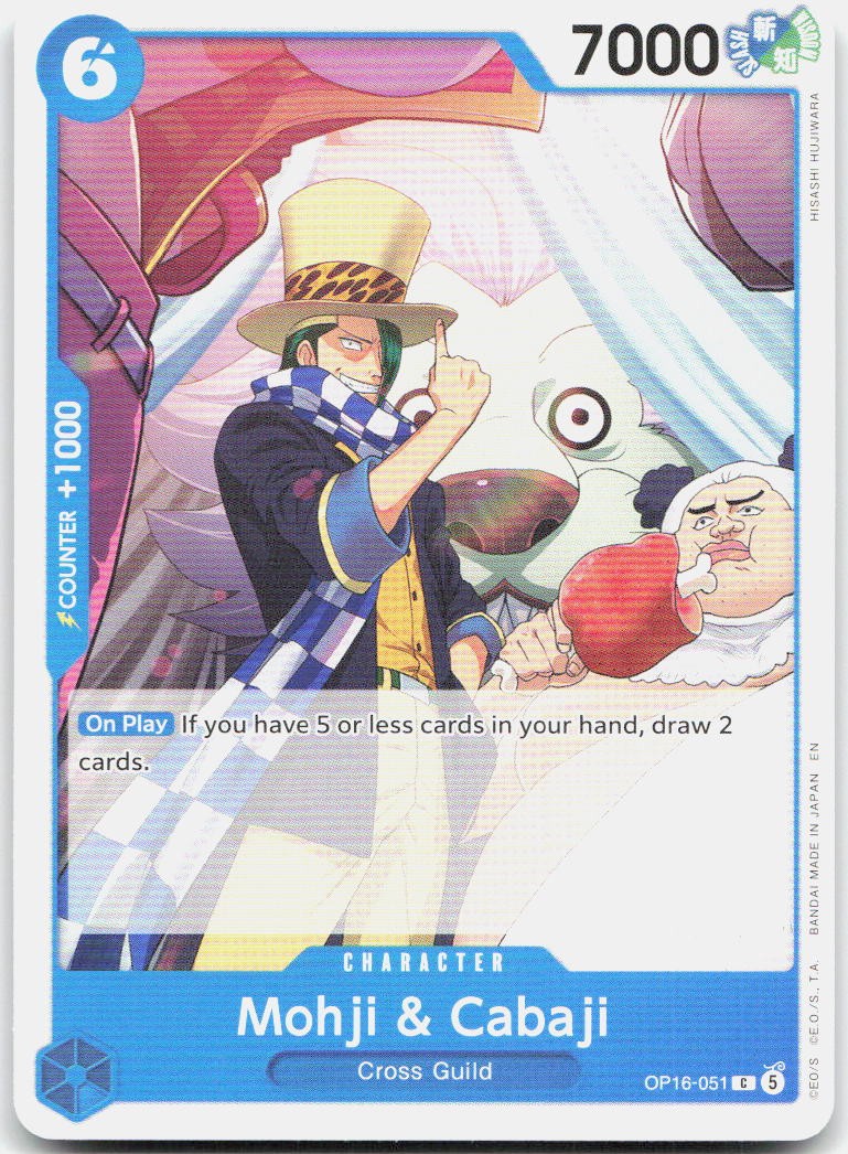 Mohji & Cabaji C The Time of Battle OP16-051 NM