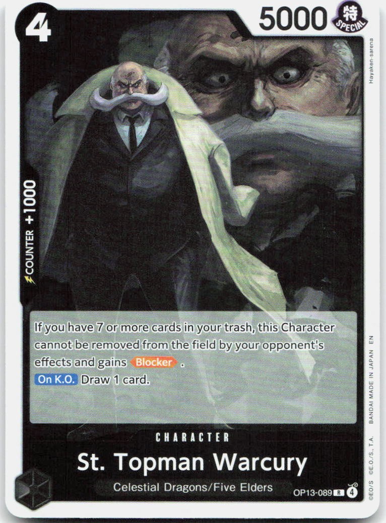 St. Topman Warcury Foil R Carrying On His Will OP13-089 NM