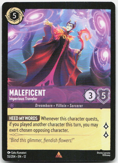 Maleficent - Imperious Traveler Rare Wilds Unknown 55/204 NM