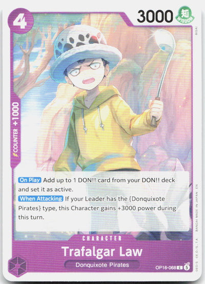 Trafalgar Law (068) C The Time of Battle OP16-068 NM