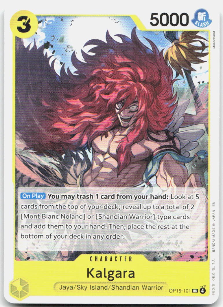 Kalgara UC Adventure on Kami's Island OP15-101 NM