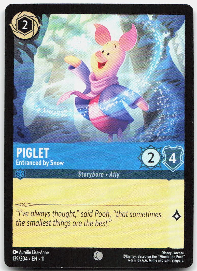 Piglet - Entranced by Snow Common Winterspell 139/204 NM