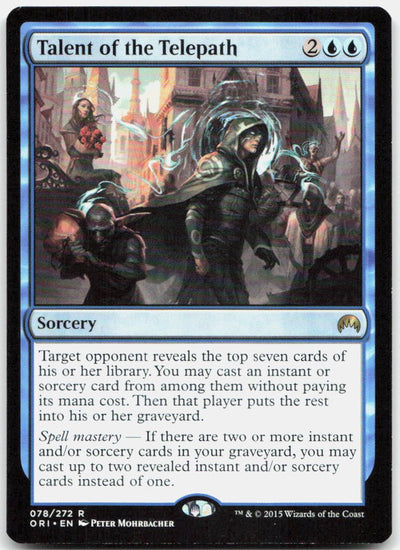 Talent of the Telepath 78 Rare Magic Origins Magic: The Gathering Near Mint