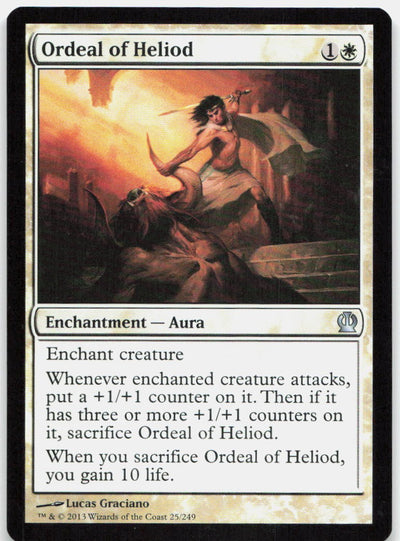 Ordeal of Heliod 25 Uncommon Theros Magic: The Gathering Foil Near Mint