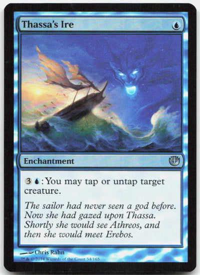 Thassa's Ire 54 Uncommon Journey Into Nyx Magic: The Gathering Foil Near Mint