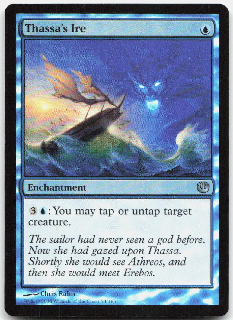 Thassa's Ire 54 Uncommon Journey Into Nyx Magic: The Gathering Foil Near Mint