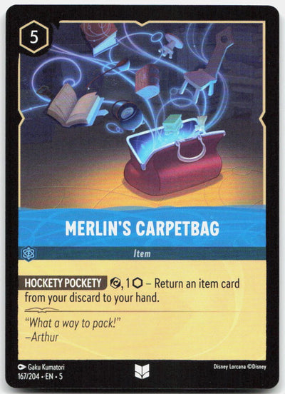 Merlin's Carpetbag Uncommon Shimmering Skies 167/204 NM