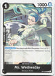 Ms. Wednesday UC The Azure Sea's Seven Release Event Cards OP14-083 NM