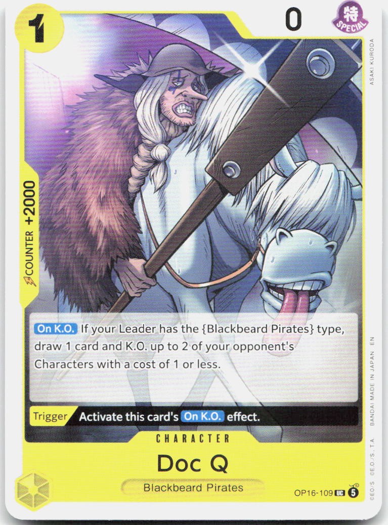 Doc Q UC The Time of Battle OP16-109 NM