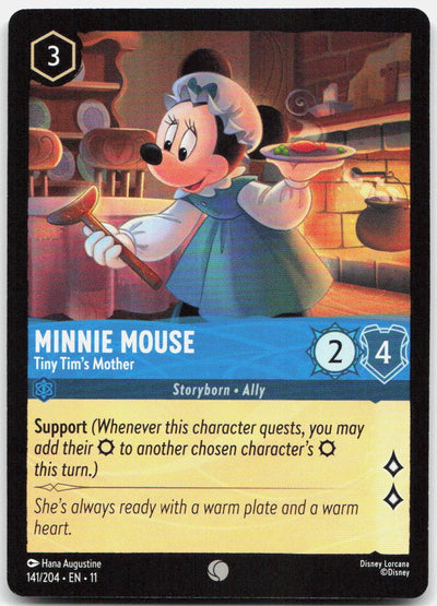 Minnie Mouse - Tiny Tim's Mother Common Winterspell 141/204 NM