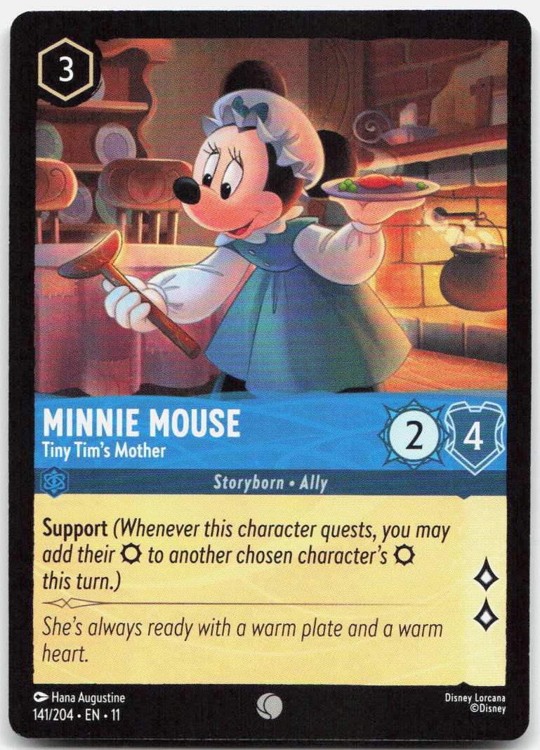 Minnie Mouse - Tiny Tim's Mother Common Winterspell 141/204 NM