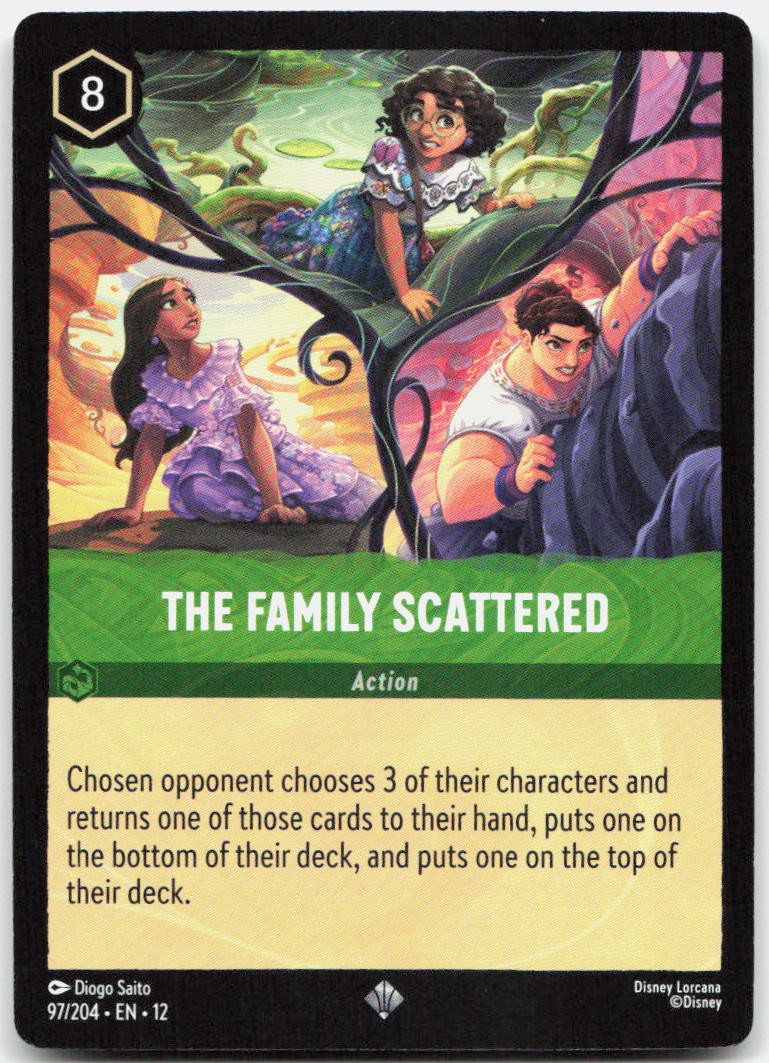 The Family Scattered Super Rare Wilds Unknown 97/204 NM