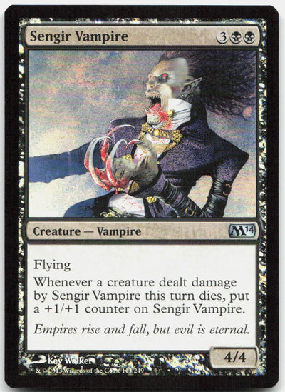 Sengir Vampire 113 Uncommon Magic 2014 (M14) Magic: The Gathering Foil Near Mint