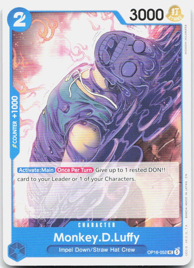 Monkey.D.Luffy (052) UC The Time of Battle OP16-052 NM