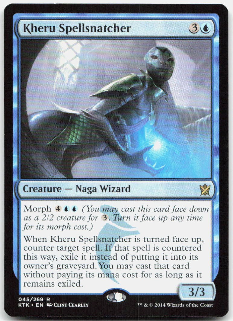 Kheru Spellsnatcher 45 Rare Khans of Tarkir Magic: The Gathering Near Mint