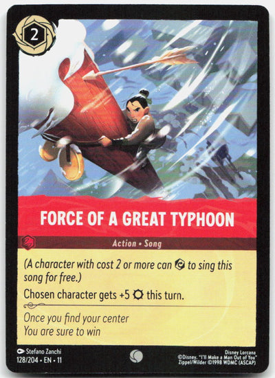 Force of a Great Typhoon Common Winterspell 128/204 NM