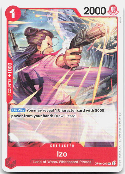 Izo UC The Time of Battle OP16-002 NM