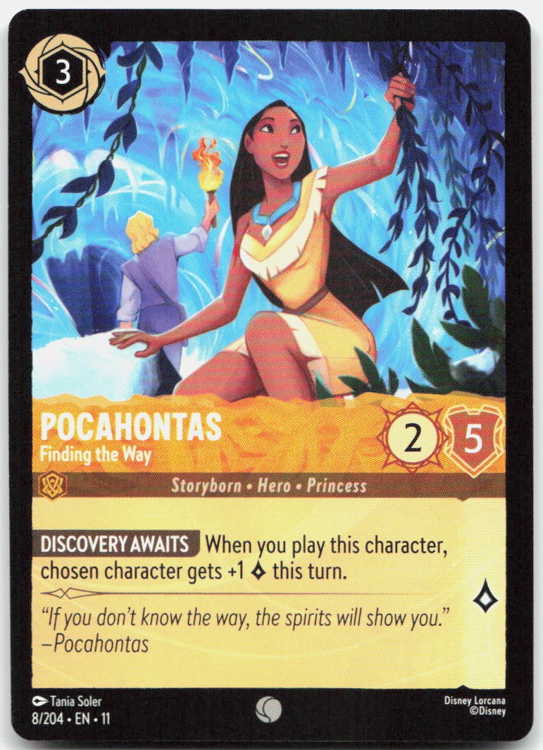 Pocahontas - Finding the Way Common Winterspell 8/204 NM