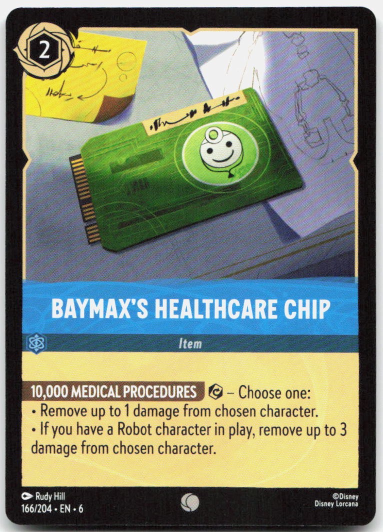 Baymax's Healthcare Chip Common Azurite Sea 166/204 NM