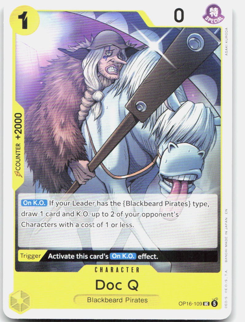 Doc Q UC The Time of Battle OP16-109 NM