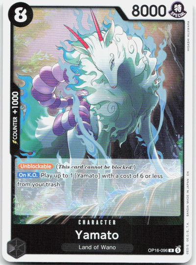 Yamato (096) OP16-096 Rare The Time of Battle One Piece Foil Near Mint