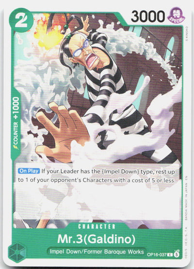 Mr.3(Galdino) (037) C The Time of Battle OP16-037 NM