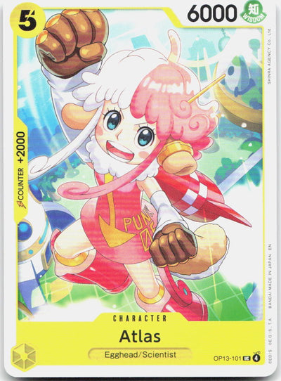 Atlas UC Carrying On His Will: 3rd Anniversary Tournament Cards OP13-101 NM