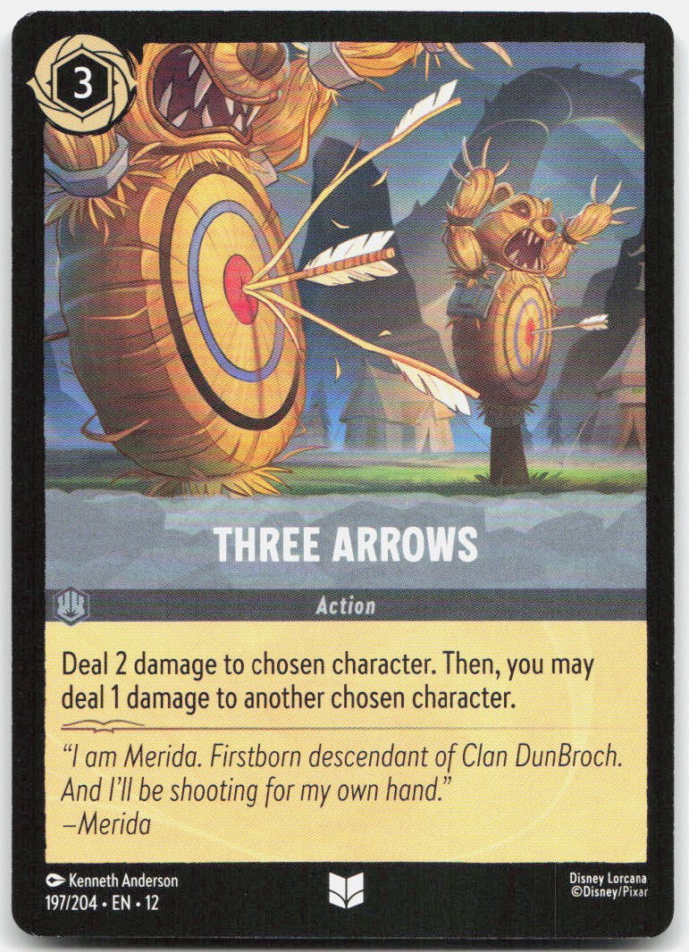 Three Arrows Uncommon Wilds Unknown 197/204 NM