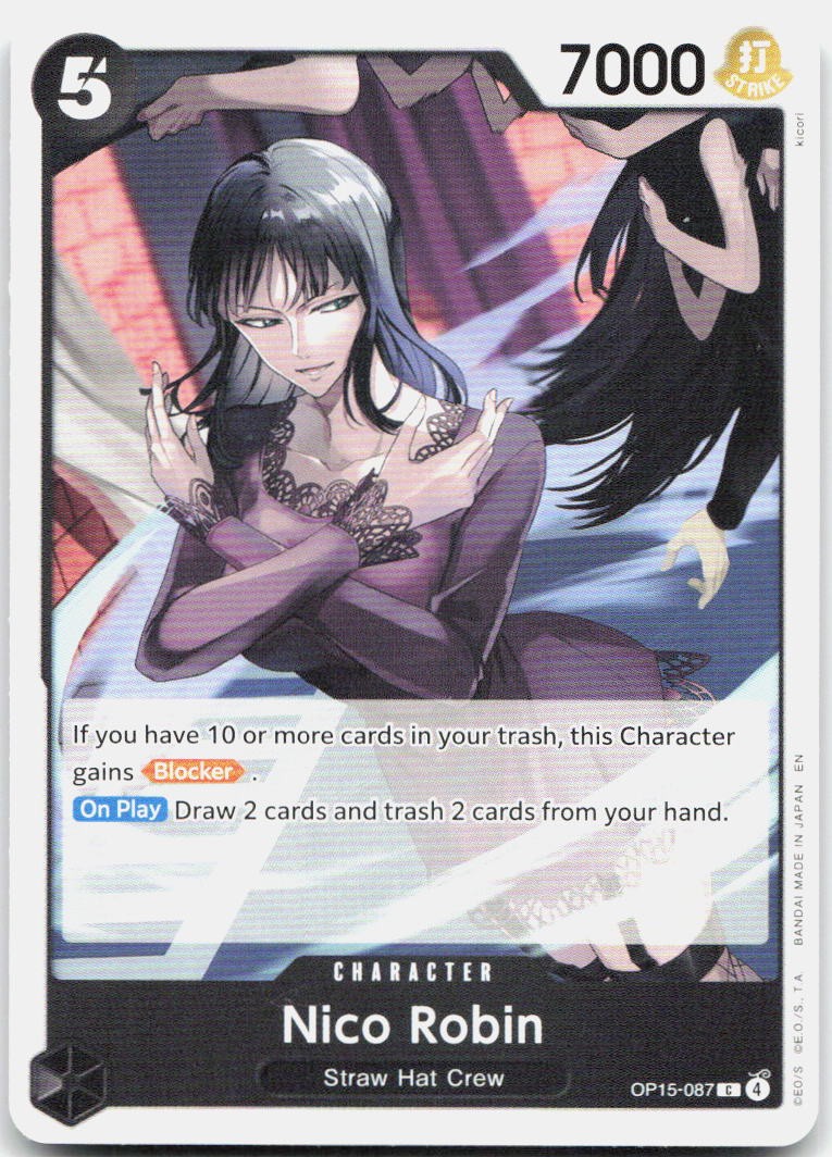 Nico Robin Foil SR Legacy of the Master OP12-087 NM