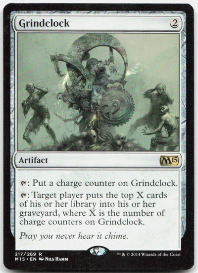 Grindclock 217 Rare Magic 2015 (M15) Magic: The Gathering Lightly Played