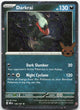 Darkrai (Cosmos Holo) Holo Rare Trick or Trade BOOster 2024 136/197 NM
