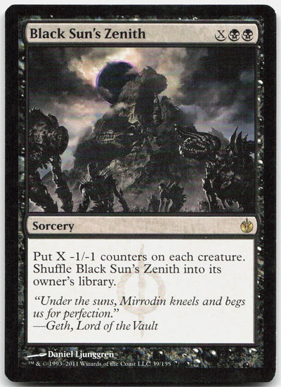 Black Sun's Zenith R Mirrodin Besieged 39 NM