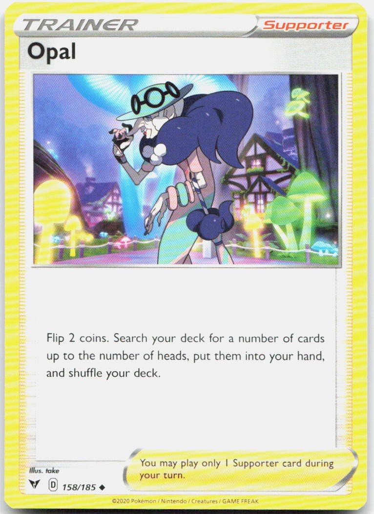 Opal 158/185 Uncommon Vivid Voltage Pokemon Near Mint