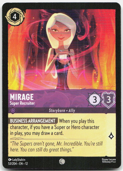 Mirage - Super Recruiter Common Wilds Unknown 53/204 NM