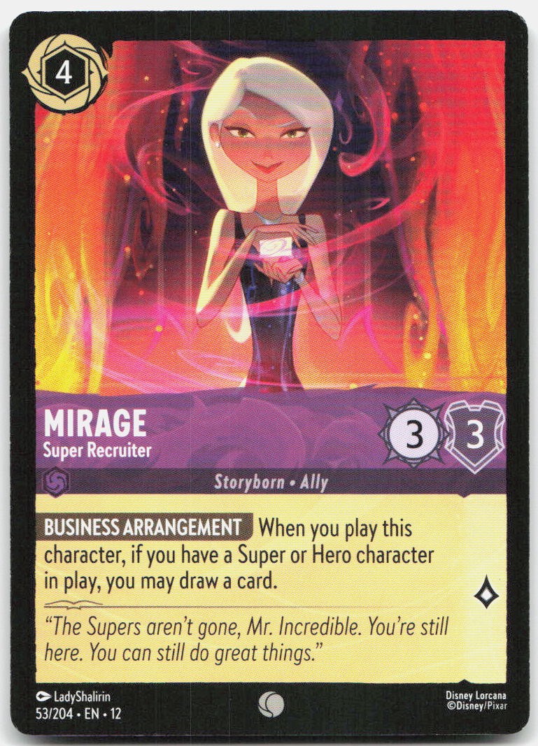 Mirage - Super Recruiter Common Wilds Unknown 53/204 NM