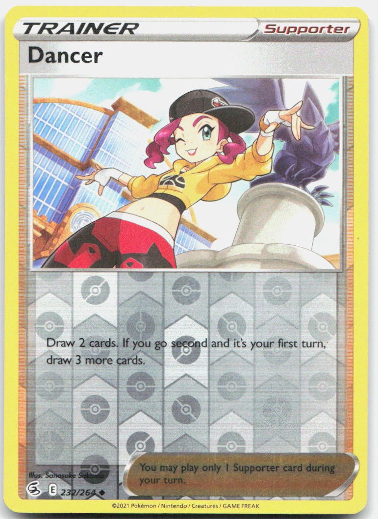 Dancer 232/264 Uncommon Fusion Strike Pokemon Reverse Holo Near Mint