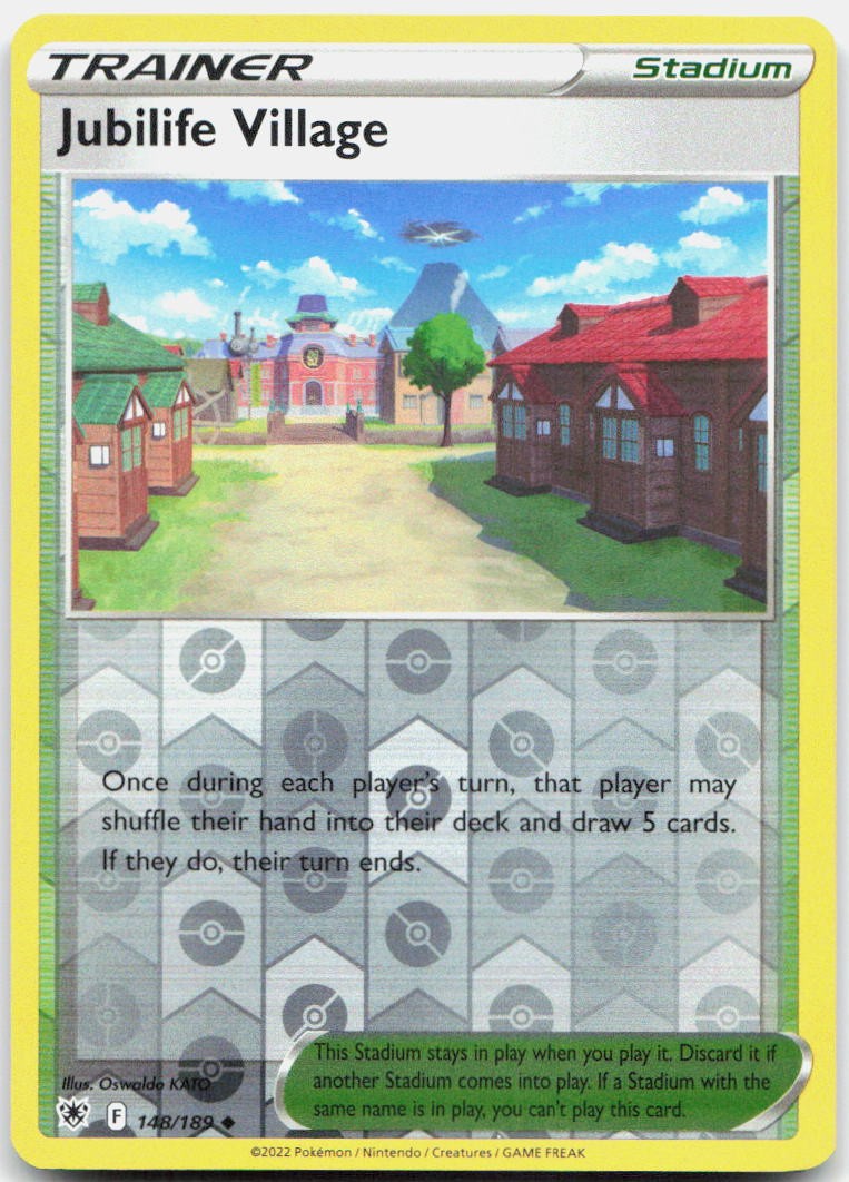 Jubilife Village Reverse Holo Uncommon SWSH10: Astral Radiance 148/189 NM