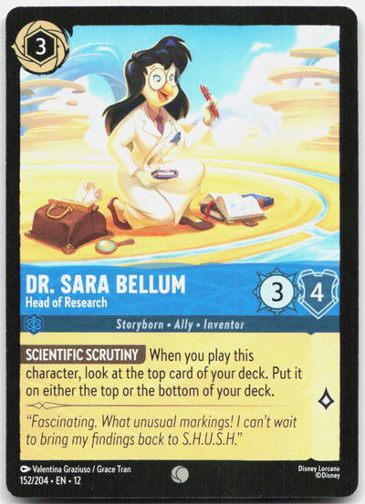 Dr. Sara Bellum - Head of Research Common Wilds Unknown 152/204 NM
