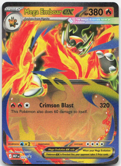 Mega Emboar ex Holo Promo ME: Mega Evolution Promo 035 NM
