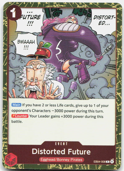 Distorted Future EB04-008 Rare Adventure on Kami's Island One Piece Foil NM