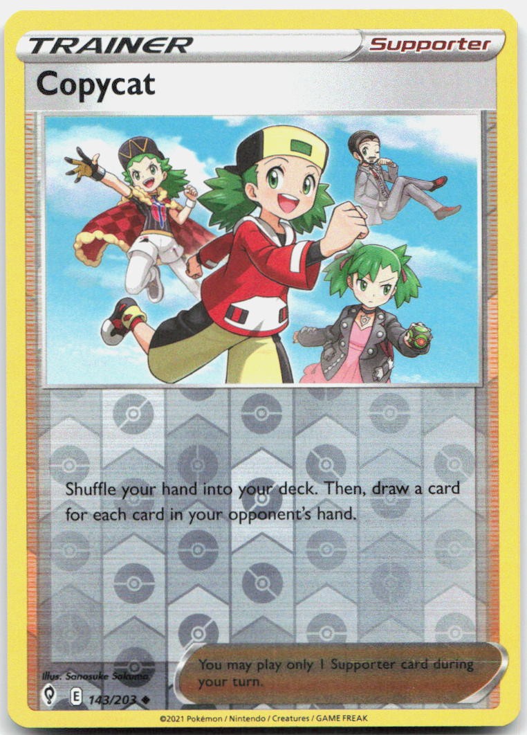 Copycat Reverse Holo Uncommon SWSH07: Evolving Skies 143/203 NM