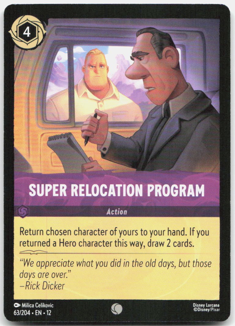 Super Relocation Program Common Wilds Unknown 63/204 NM